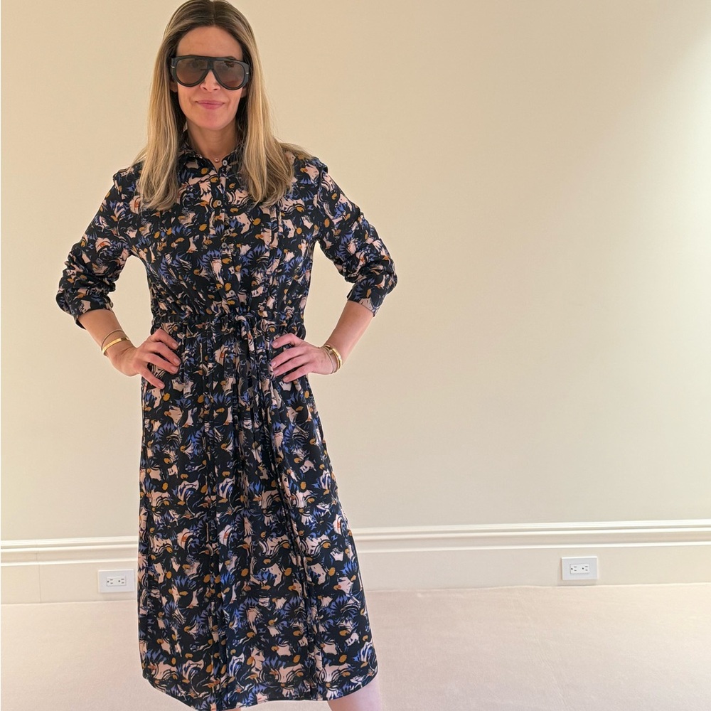 PS Paul Smith Floral Print Midi Dress